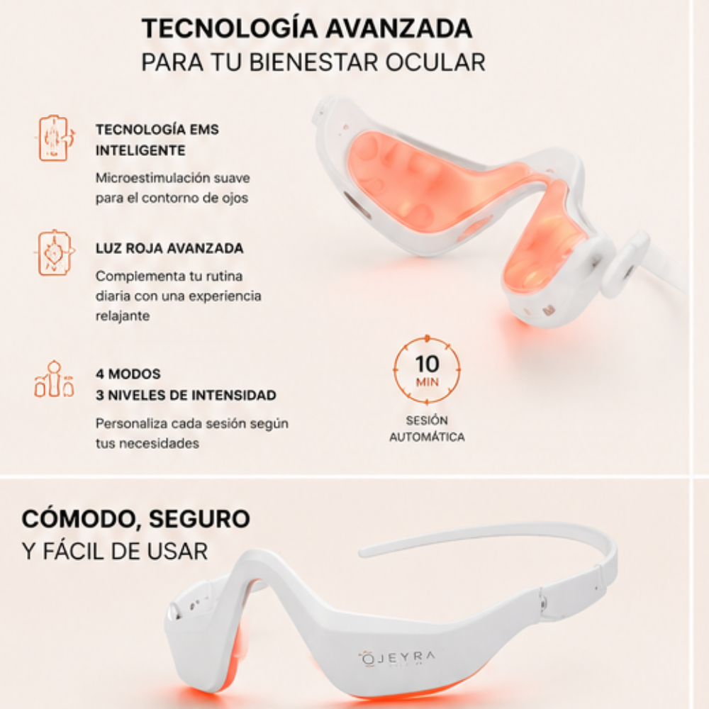 OJEYRA Eye Lift™ | Tecnología Inteligente para el Bienestar Ocular