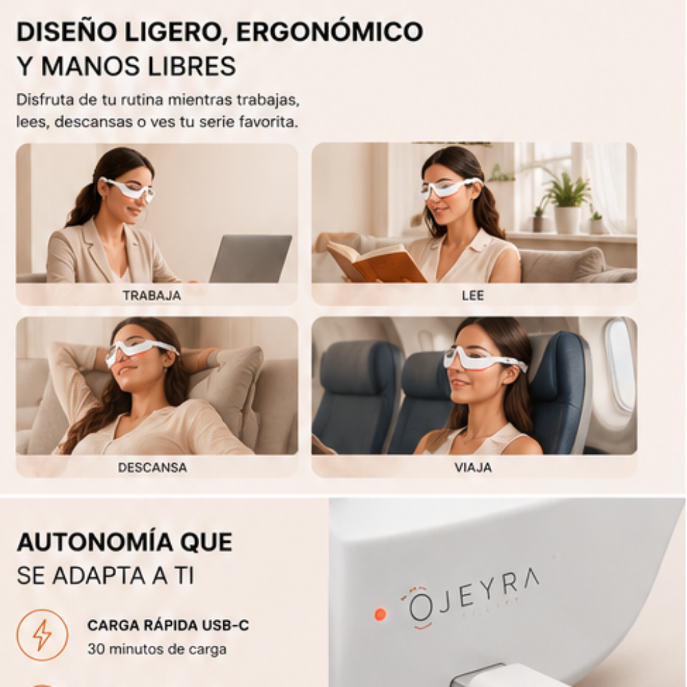 OJEYRA Eye Lift™ | Tecnología Inteligente para el Bienestar Ocular